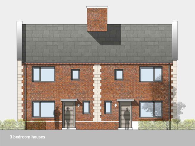 3 bedroom houses - artist's impression subject to change